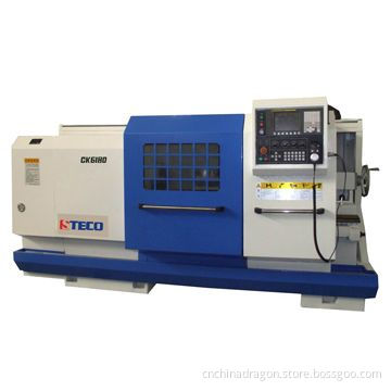CNC Lathe Machine, Vertical 4 Positions Electrical Turret